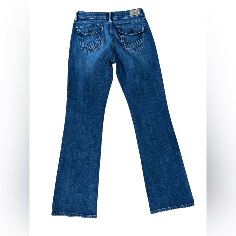 Levi's 525 Perfect Waist Boot Cut Dark Blue Jeans